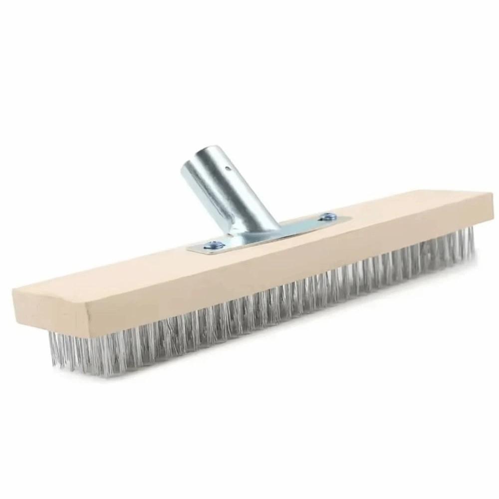 Corrosion-Resistant Wire Broom Brush Stainless Steel Floor Scrubbing Brush  Swimming Pool