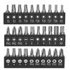 Mini Ratchet Wrench 1/4" Socket Set - Reversible Quick Screwdriver with Phillips, Hex, and Torx Multifunctional Kit