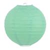 Solid Color Round Paper Lanterns for Wedding Room Decoration