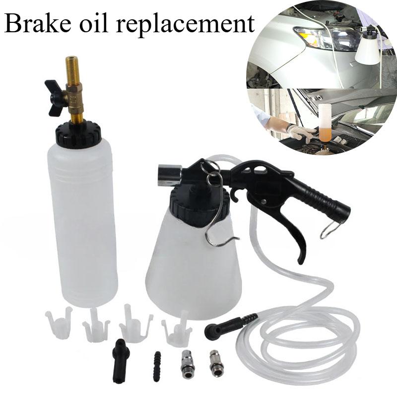 Handheld Pneumatic Brake Fluid Bleeder Tools Kit Car Air Extractor Clutch Oil Pump Bleeding Empty Drained Tools
