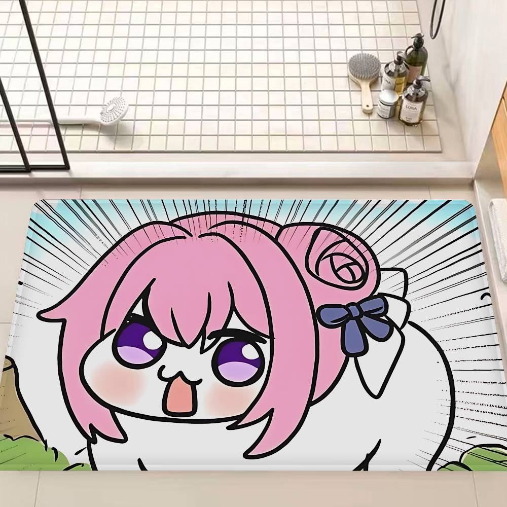 Doro NIKKE The Goddess of Victory Game Floor Mat Rectangle Anti-slip Home Soft Badmat Front Door Indoor Outdoor Mat Welcome