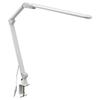 OHM Electric LED Desk Light, Clamp Light, 850 Lumens, Daylight White, AA Equivalent, Ra93, 3-Level Dimming, White, LTC-LS30N-W, 06-3844