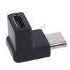 Black USB C Male to Female Adapter Plastic 90 Degree USB C Connector Type C Adapter  for Tablet