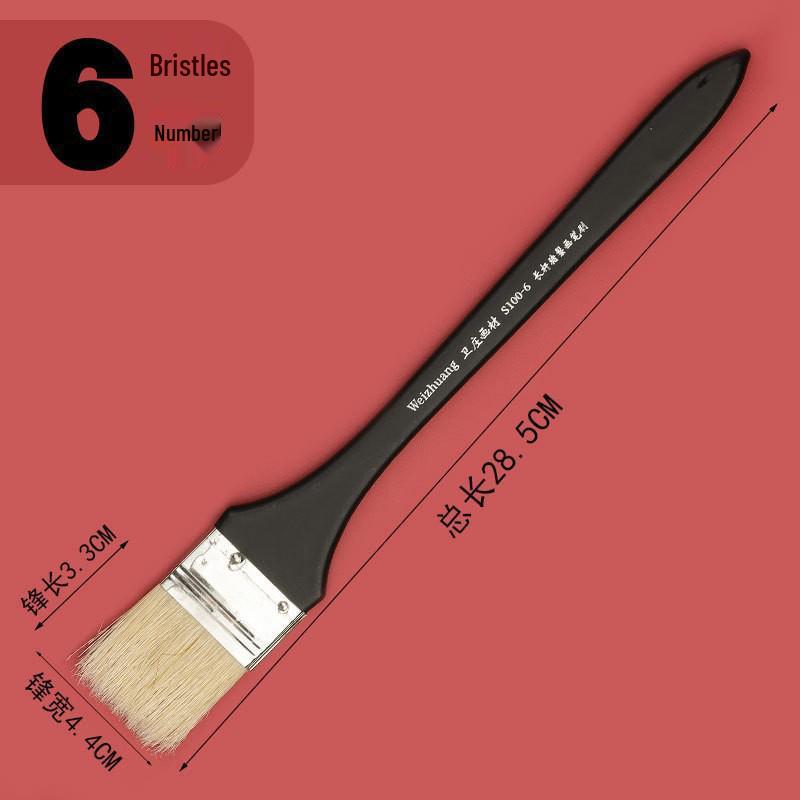 Multifunctional Nylon Brush: BBQ, Paint, Cleaning, 1-12 Plate Sizes