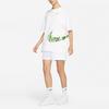 Nike Logo Print Crew Neck Short Sleeve T-Shirt Women Tops White DV3320-100