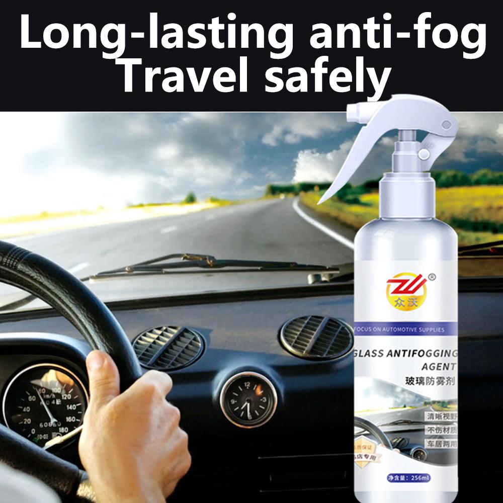 Car Glass Anti Fog Spray Windshield Anti-fog Coating Agent Window Mirror Winter Fog Repellent Long Lasting Defogger Cleaner