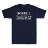 Sorry Idgaf Funny Hidden Message Guitar Chords Retro Unisexs Short Sleeve Tshirt