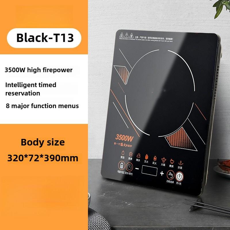 

Бытовая индукционная плита высокой мощности с сенсорным экраном, энергосберегающая микрокристаллическая индукционная плита, кухонная посуда для приготовления пищи