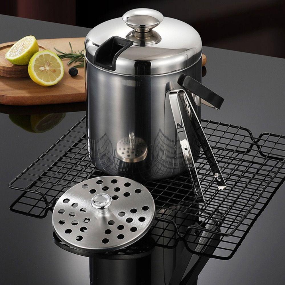 304 Stainless Steel Bar Insulated Ice Bucket 3.0/1.3 L Drink Chilling Barrel  KTV