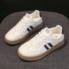 Leder Deutsche Trainingsschuhe Damen 2025 Herbst neue vielseitige flache weiße Schuhe Kinder Einzelschuhe lässige Sport-Board-Schuhe
