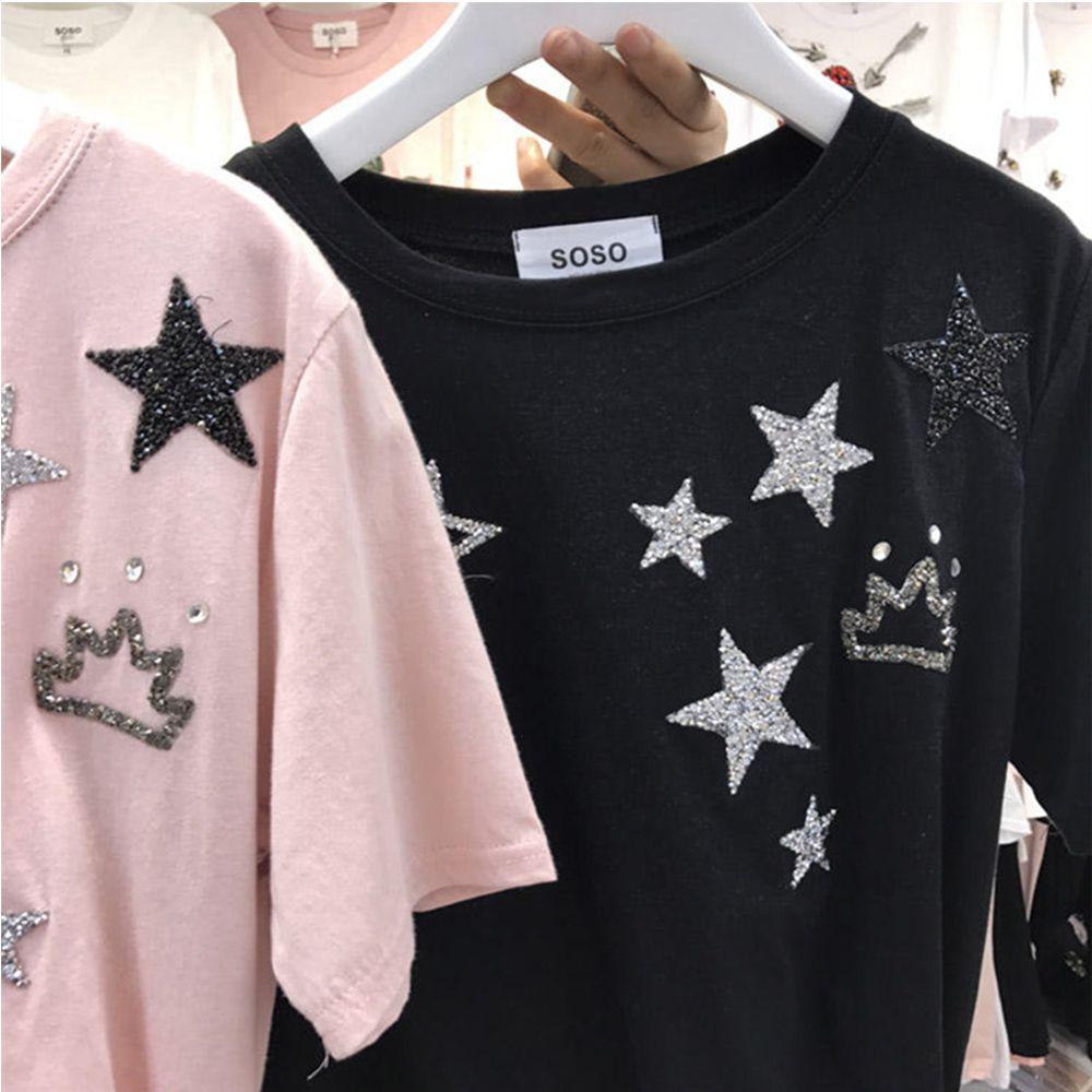 Star Motifs Garment Decoration Hotfix Clothing Accessories Pentagram Sticker Rhinestone Patches