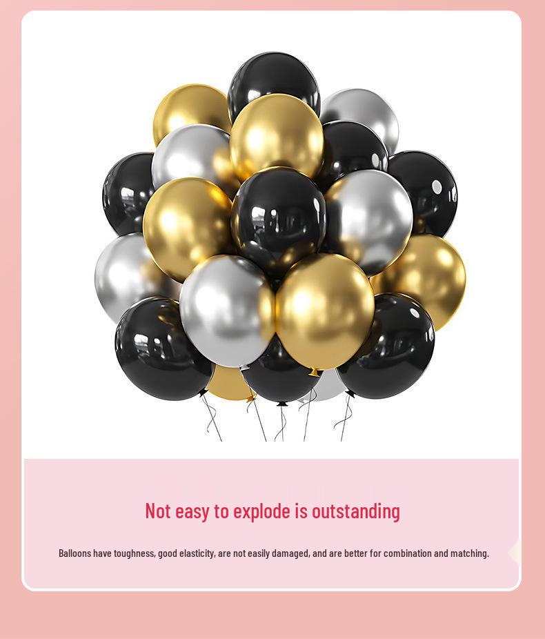 10-Zoll Latex-Ballon Festival Set: Individuell gestaltbare Ballonketten-Dekoration