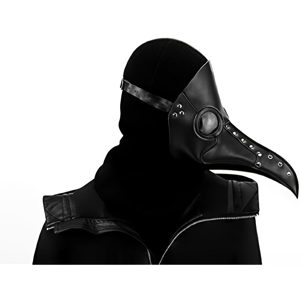Unique Plague Doctor Mask with Adjustable Straps - Durable & Lightweight for Halloween & Cosplay Events