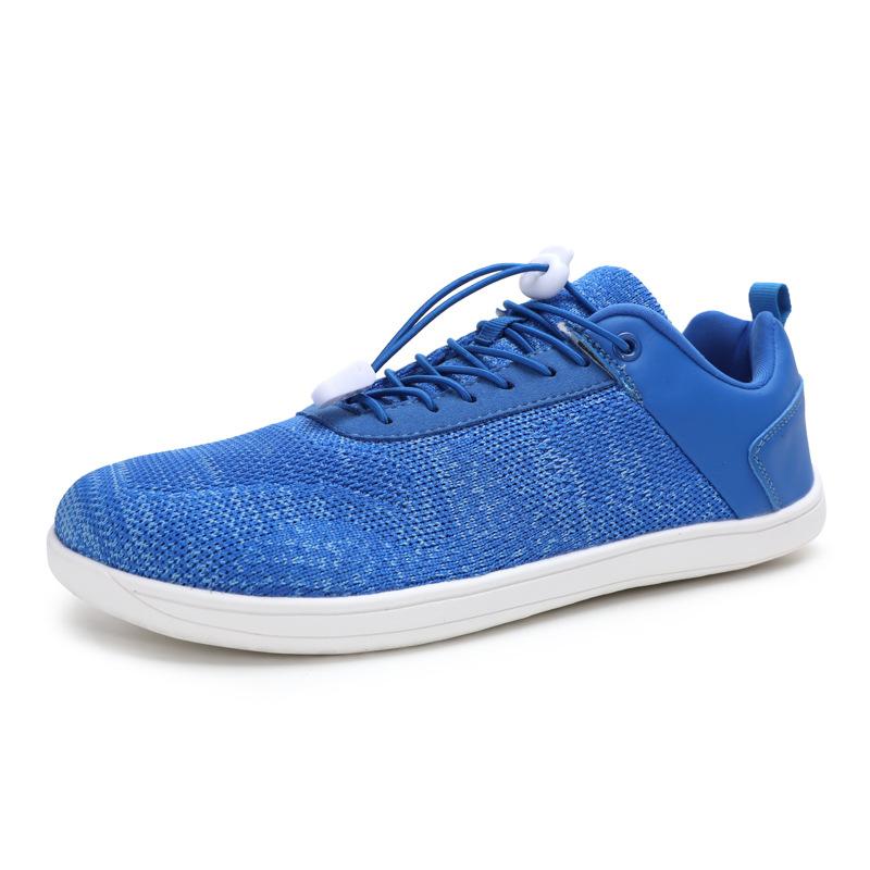 Summer Temu2025 Popular Flat Casual Shoes Men's and Women's Wide Last Fly-woven Sports Shoes Couple Fitness Shoes