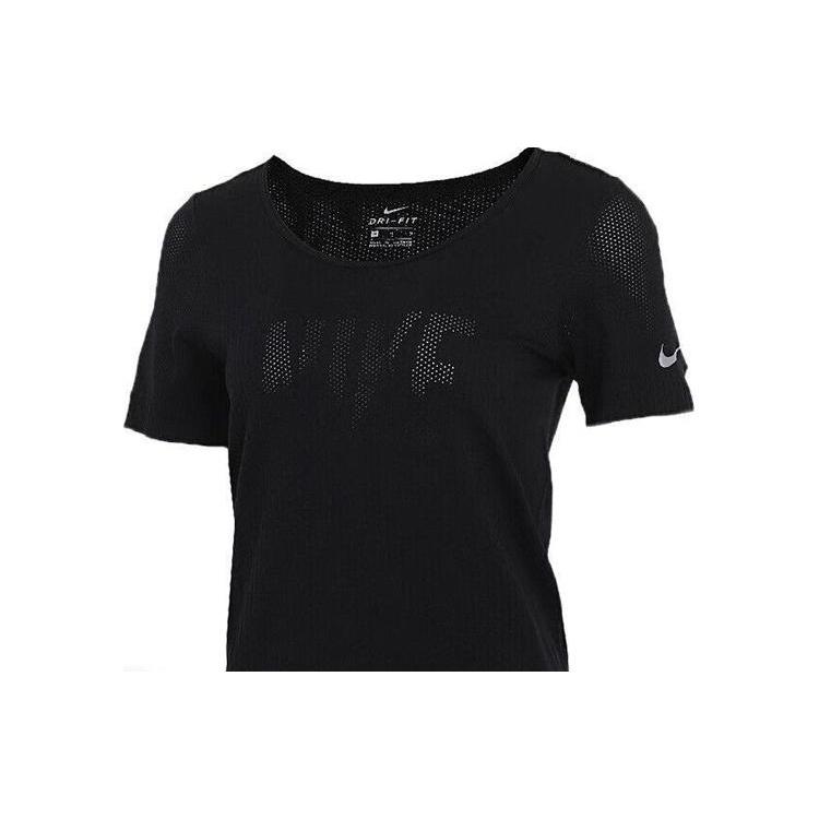 (WMNS) Nike Athleisure Casual Sports Breathable Short Sleeve Black T-Shirt Women s CV9373-010 S