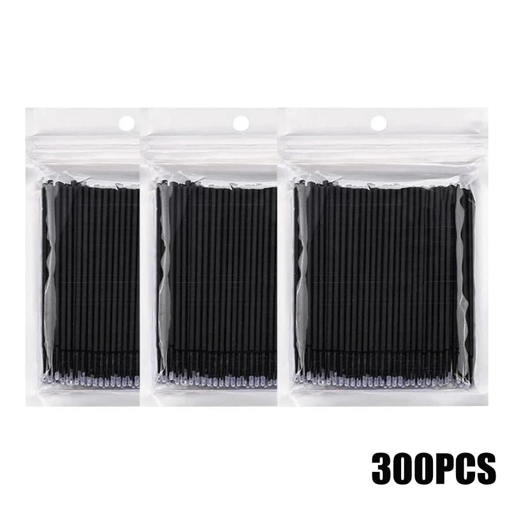 300pcs Disposable MicroBrush Eyelash Cleaning Brush Lash Extension Individua Tool For Eyelashes Removing Swab Micro Brushes