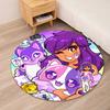 Aphmau Bedrukte Ronde Vloerkleed Tapijt Stoelkleed Vloerkleed Entree Deurmatten, voor Kantoorstoel Woonkamer Slaapkamer Keuken.