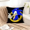 Cool SSonics HHedgehog Pillow Case Square DoubleSided Sofa Cushion Cover Bedroom Bedside Pillow