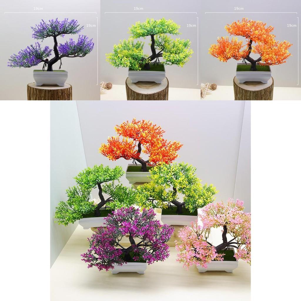 Plastic Bonsai Decorative Plant For Indoor Space With Lifelike Design