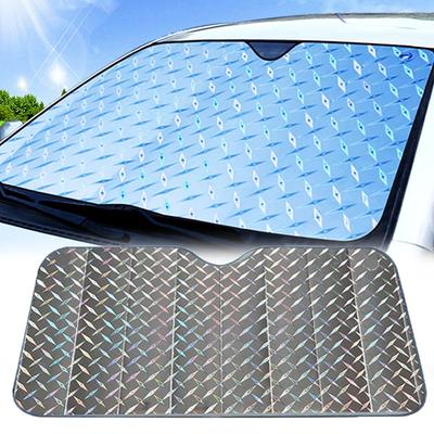1 Stück 140x70CM Auto Fenster Sonnenschutz Windschutzscheibe UV-Schutz Vorne Hinten Windschutzscheibe Blockabdeckung Blende Sonnenblenden Autozubehör