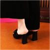 Style Shoes - Thick Heel Sandals for Women, New Arrivals, Highly Versatile, High Heel Open-toe Slippers