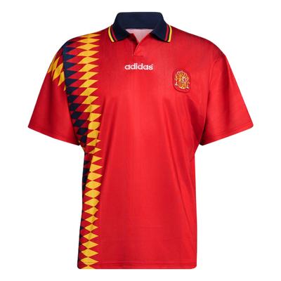 Spain 1994 Home Jersey Red Men Tops JN3707