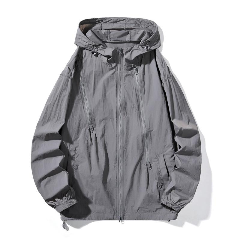 Pár Ochranné oblečení proti slunci, Lehké a prodyšné, Oblečení na kůži odolné proti UV záření, Jednobarevná ochranná trička proti slunci, Venkovní ochrana