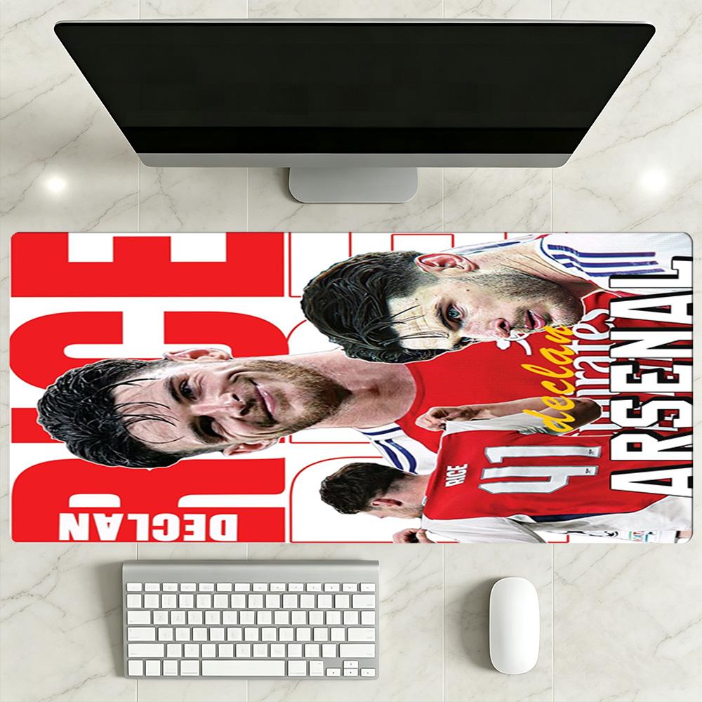 Arsenal Football Player Large Mouse Pad Keyboard Pad Office Mouse Mats Non-Slip Rubber Bottom Office and Gaming Desk Decoration