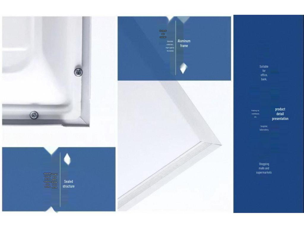 Luminous 600x1200 LED Gypsum & Mineral Wool Ceiling Panel