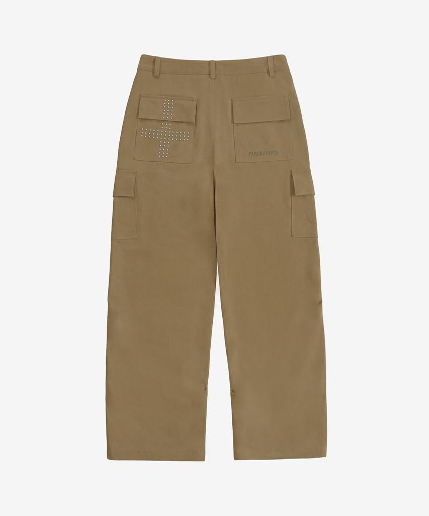 Beullaegpeopeul Module Pocket Cargo Pants_Beige