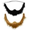Realistischer falscher Bart und Koteletten für Filmcharakter-Cosplay Halloween Rollenspiel Kostüm Requisiten Großes volles Gesichtshaar für Themenparty Aufführung
