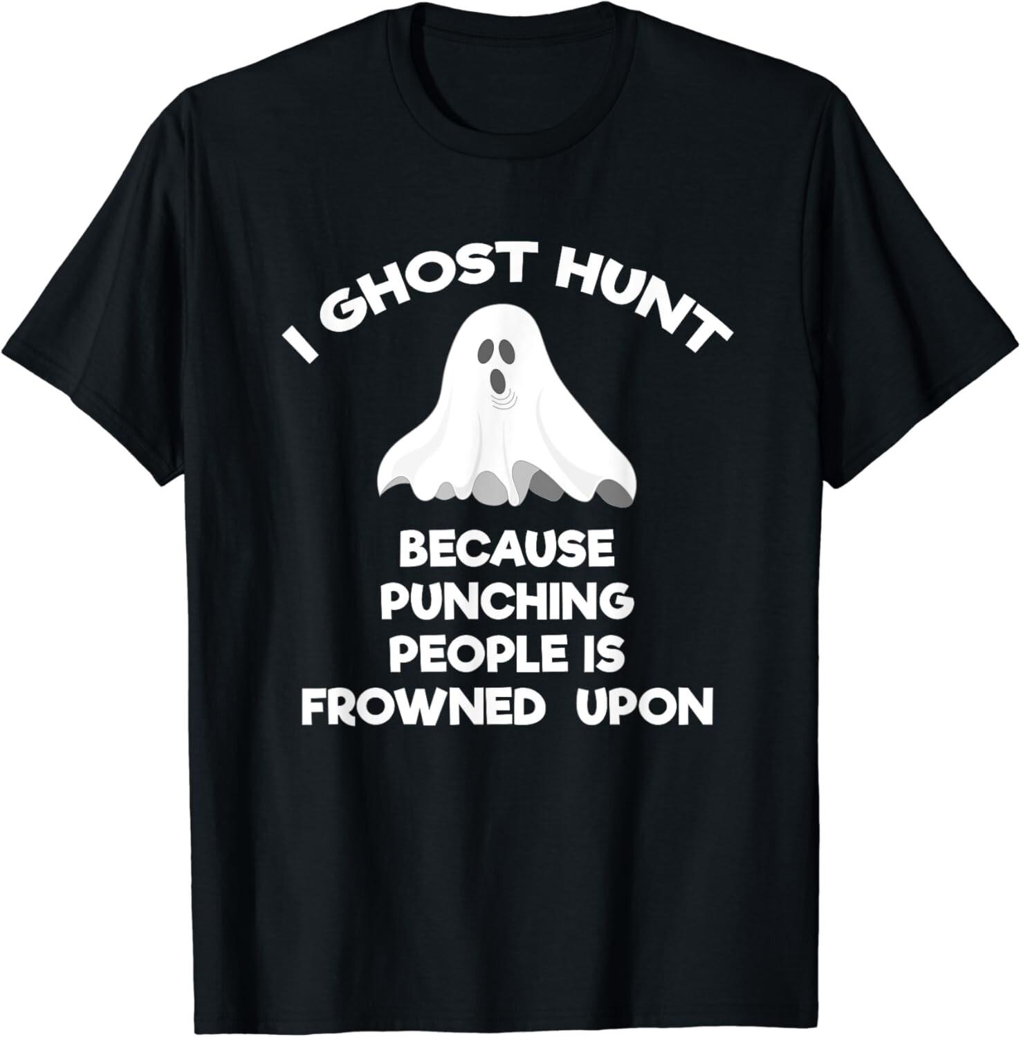 Ghost Hunting T-shirt Gift Funny Ghost Hunter Punch Gift Unisex T-Shirt S разноцветный