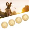 High Visibility Golden Golf Balls Golden Plating Gold Plating Golf Ball  Golf Clubs