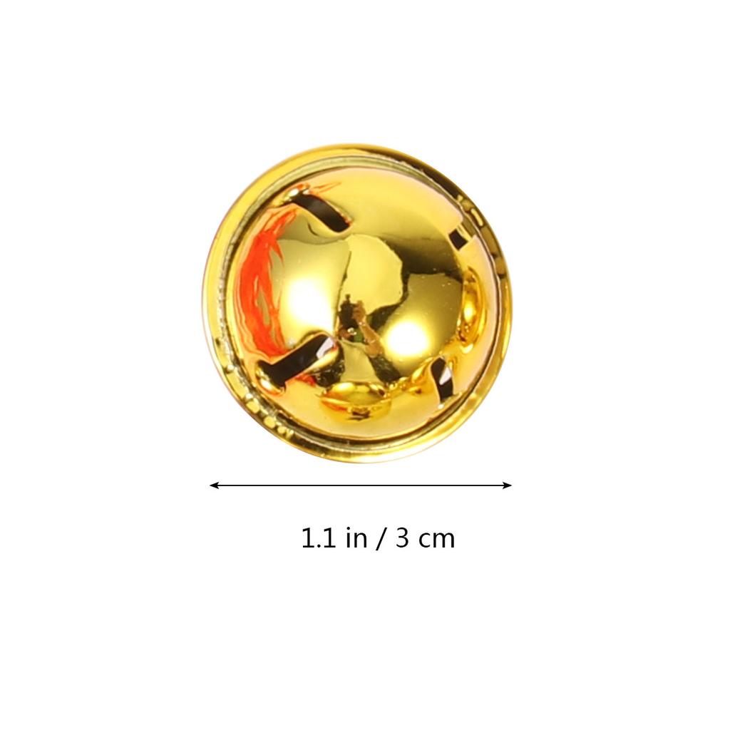 21Pcs Christmas Bell Set Five-Point Star Jingle Bells Handmade Shiny Small Bells for Wreath Tree DIY Craft Hanging Ornaments
