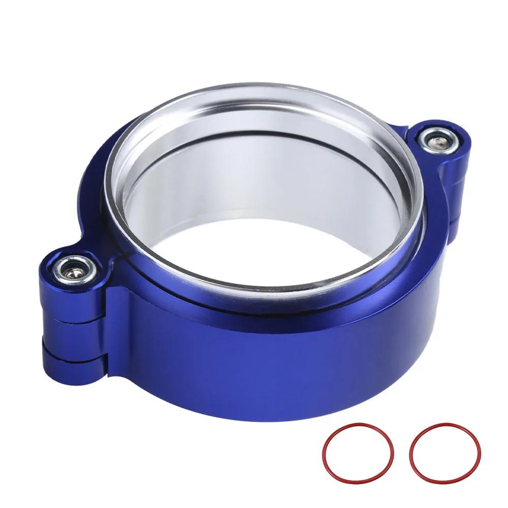 2"/2.5"/3"/3.5"/4" OD Turbo Intake Intercooler Pipe Aluminium Exhaust W System Exhaust HD V-band Clamp Assembly Anodized Clamp