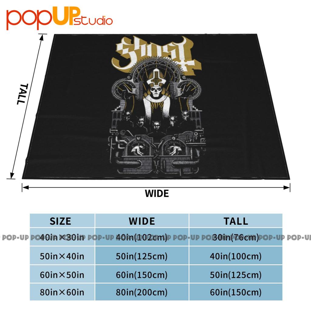 Ghost Bc Band Metal Black Father 2016 Rare Vintage Ultra-Soft Blanket Quilt Winter Sofa Cover Bed Covers