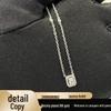 2025 Mei Family Minimalist European & American Luxury Diamond Rock Candy Necklace Gift for Girlfriend