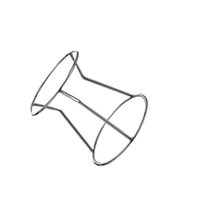 Edelstahl Trichterständer mit weiter Öffnung