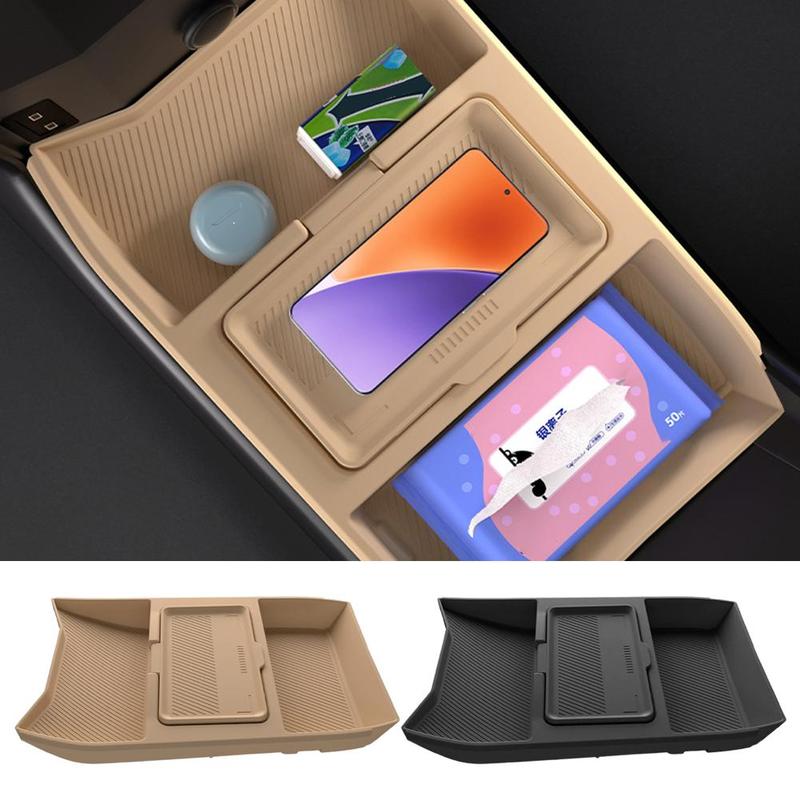 Car Central Control Lower Storage Box For Jetour Traveler T2 2023-2025 Center Console Sunglasses Phone Keys Storage Box