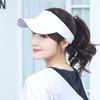 Summer Men's and Women's Open-top Hats Outdoor Sun Hats Hoop Sandwich Hats