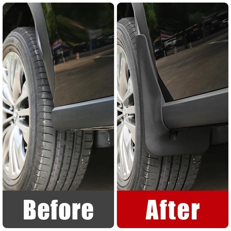 For Toyota Highlander XU70 Kluger 2020~2026 Car Mud Flaps Front Rear Wheel Mudguards Waterproof Splash Guards Fender Accessories