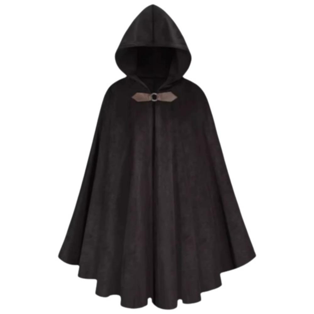 Fantasy Medieval Cloak Dark Style Cosplay Costume Practical Halloween Cloak  Halloween Costume