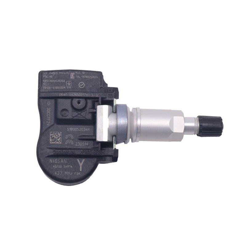 4 pezzi 40700-3AR1A TPMS Sistema di monitoraggio pressione pneumatici 433MHz Per Nissan Leaf 2014 2015 2016 2017 407003AR1A