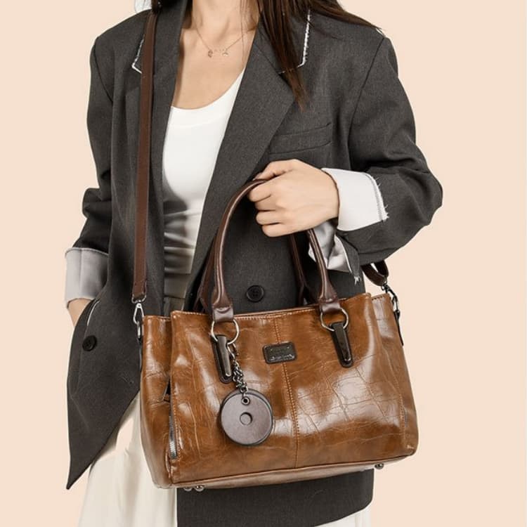Vintage Portable Tote Bag Shoulder Messenger Women's Bag