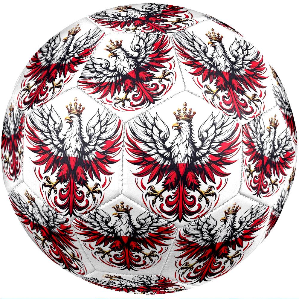 Poland Theme soccer ball Size 5 Soccer Ball Soft Touch Professional Training Football for Outdoor Sports