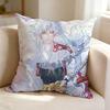 Fantasy Anime IInuyasha SSesshomaru  Square DoubleSided printed Pillow Case Bedroom Bedside Pillow Sofa Cushion Cover
