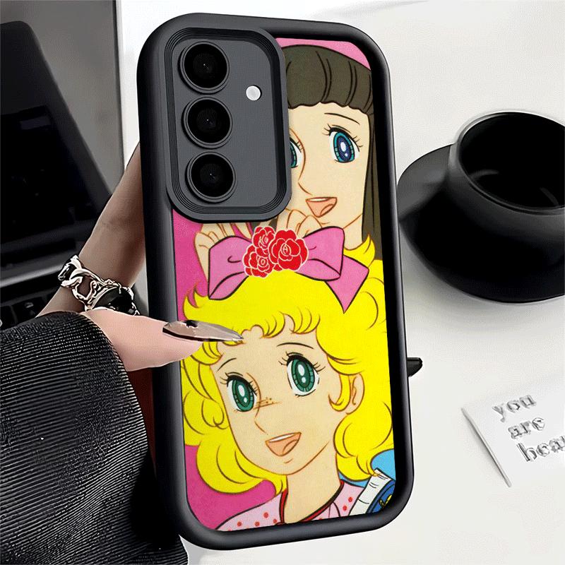 Phone Case for Samsung Galaxy S26 S25 Ultra S24 FE Anime Candy Candy Shell S23 Plus S22 + S21 S20 5G Soft Silicone Funda