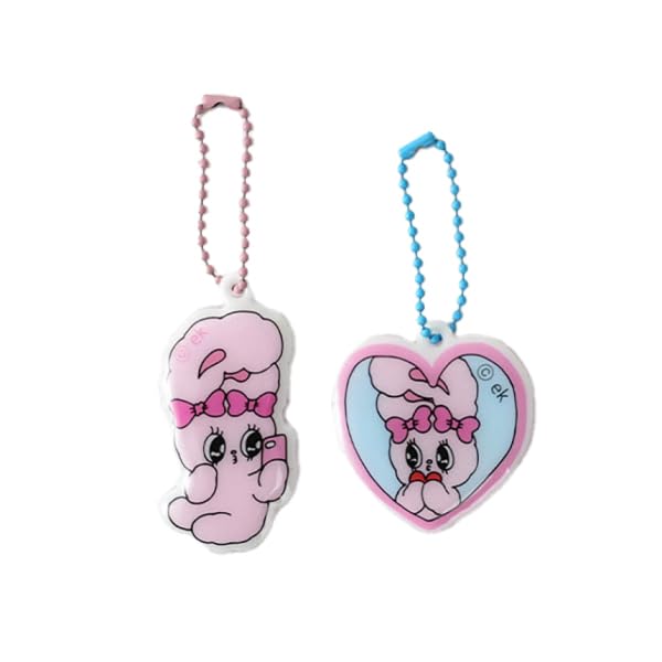 

Корейский брелок-сквиши Esther Bunny от Daiso (фиолетовый) [Элемент]