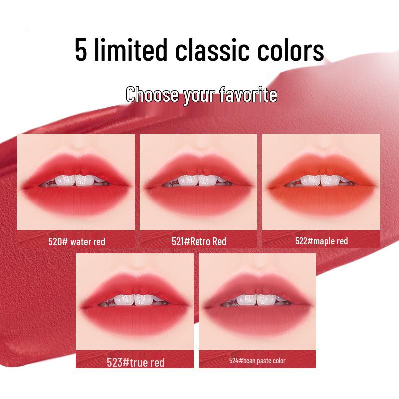MYG Meiyan Hall Waterproof Matte Lipstick – Moisturizing, Non-Stick, Non-Fading, Whitening.
