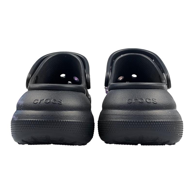 Crocs Crush Clog Night Butterfly Dream MAY Made All the Way Flower Hole Shoes Unisex Same Black and Purple